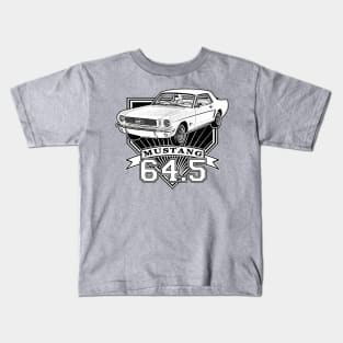 64 and a half Mustang Coupe Kids T-Shirt